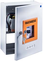 Блок управления Control Modul EMB7300 для систем дымоудаления и естественной вентиляции. Блок керування та джерело живлення для вікон з електроприводами системи димо- та тепловидалення у системах керованої природної вентиляції. Блок источник питания для автоматизации окон с электроприводами 24 V DC. SHEV / RWA (Smoke and Heat Exhaust Ventilation) в системах управляемой естественной вентиляции.
